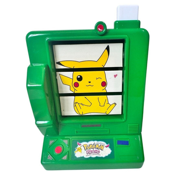 Vintage Pokemon Pikachu Match Em Catch Em Ash Game Spinner 1999 Tomy Toys - Picture 1 of 3